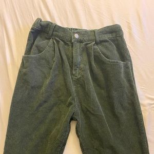 Forest green Corduroy pants